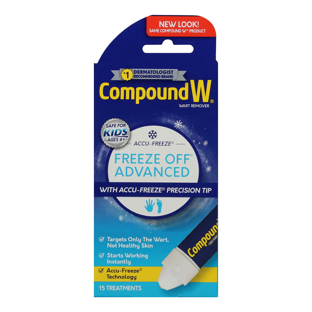 Compound W Wart Removal System Freeze Off Advanced Cream, 15 Treatments